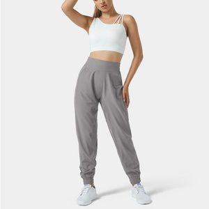 High Waisted Elastic Waistband Casual Joggers - NEVER WORN / TAGS ON